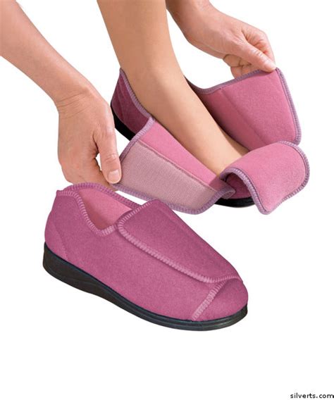 Womens Extra Extra Wide Deep Diabetic And Edema Adaptive Slippers