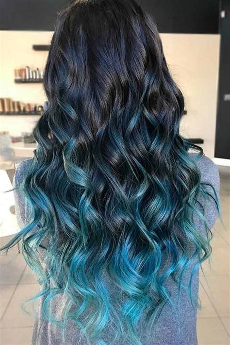 Nowadays, highlights on dark hair cut across the board because they work for both ladies and men. 79 Dark Blue Hair Color For Ombre Teal Koees Blog | Hair ...