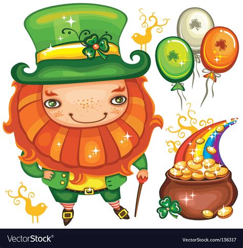 St Patricks Day Symbols Royalty Free Vector Image