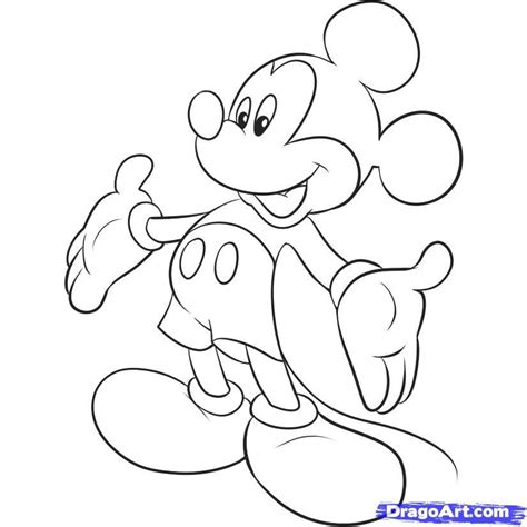 How To Draw Mickey Step 6