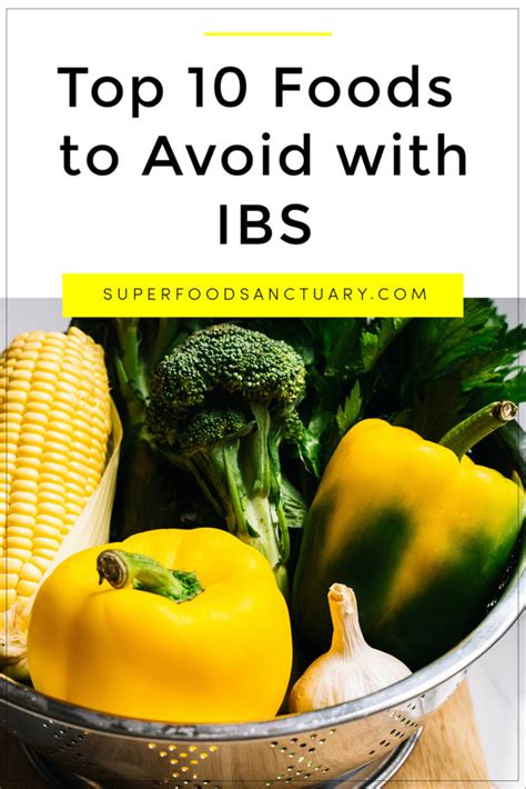 10 Foods To Avoid With Ibs Irritable Bowel Syndrome Superfood Sanctuary