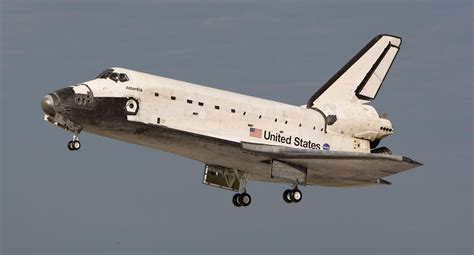 Space Shuttle Atlantis Landing At Ksc Following Sts 122 Crop Space