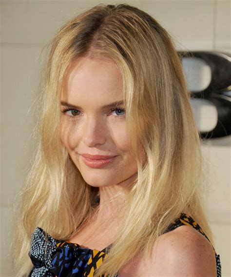Lively's exposed roots are trending this year, and the dark contrast. Kate Bosworth Long Straight Golden Blonde Hairstyle with ...