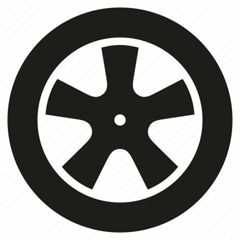 Alloy Car Wheel Icon