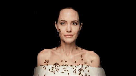 Watch Access Hollywood Interview Angelina Jolie Reveals It Felt Lovely To Be Covered By Bees