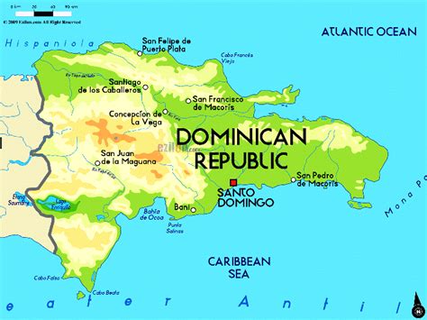 Mapa De La Republica Dominicana World Map
