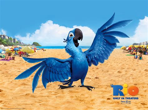 Blu Bird In Rio Wallpapers Hd Wallpapers Id 9523