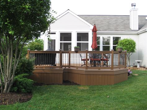 Design your dream deck at decks.com. Deck Finished Patio Backyard Builder St Charles Basements ...