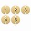 Bolero Table Numbers Bronze 1 5  DY774 Buy Online At Nisbets