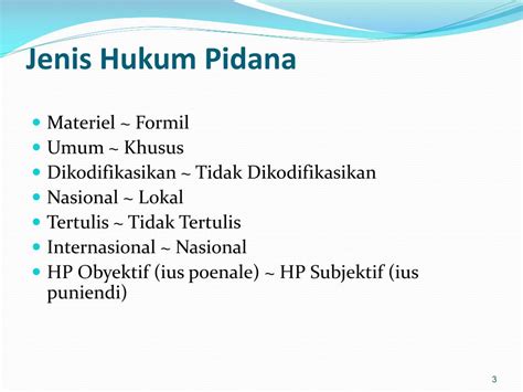 Aliran modern berkembang pada abad 19 dan yang menjadi pusat dari aliran ini. PPT - Hukum Pidana Indonesia PowerPoint Presentation - ID:3365702