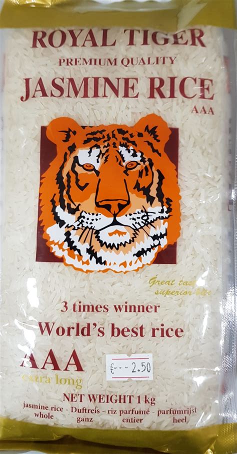 Royal Tiger Jasmine Rice AAA 1Kg Indian Bazar