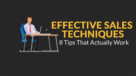 Effective Sales Techniques 8 Tips That Actually Work Skillslab