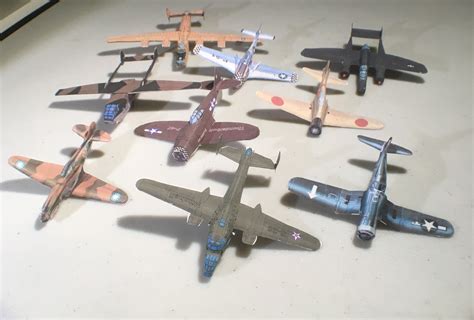Wwii Aircraft Paper Models Airplane Design Wwii Aircraft