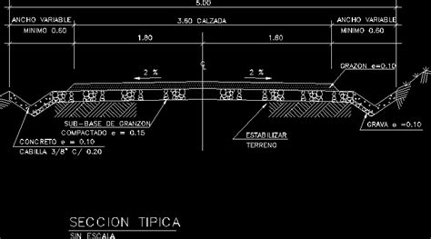 Section Of Road Dwg Section For Autocad • Designs Cad