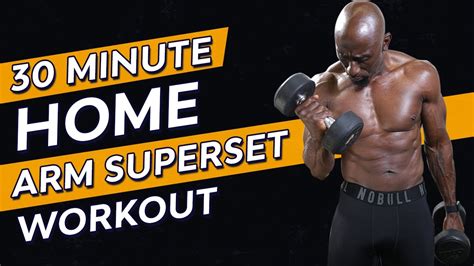 30 Minute Home Superset Arm Dumbbell Workout Biceps And Triceps