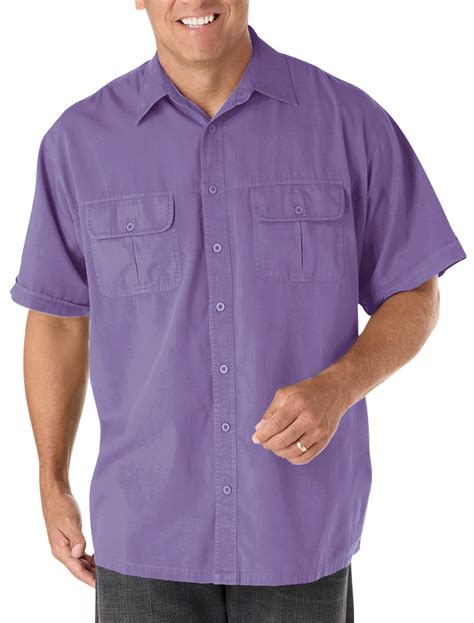 Harbor Bay Short Sleeve Co Pilot Sport Shirt Casual Male Xl Big Tall Ebay