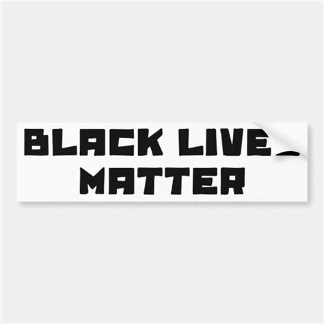 Black Lives Matter Say It Bumper Sticker