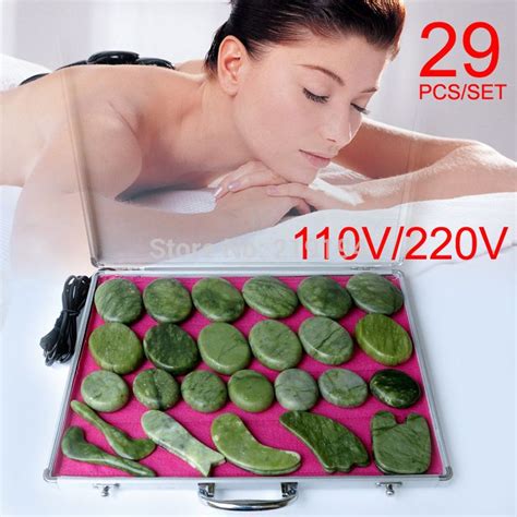 find more massage and relaxation information about best selling 29pcs set body massage stones