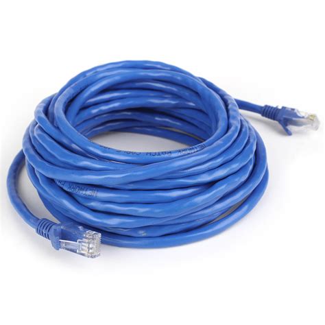15m Cat6 Cable Ethernet Lan Network Cat 6 Rj45 Patch Cord Internet Blue