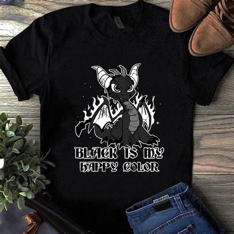 Download BlackIs My Happy Color Dragon Funny SVG, Dragon SVG, Kids ...