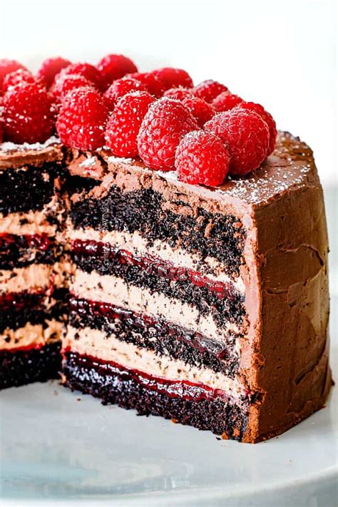 Best filling for chocolate cake recipes. Chocolate Raspberry Cake with Raspberry Jam, Chocolate ...