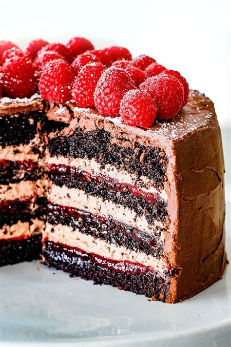 Or change up the flavor by topping the cake with cream cheese frosting, peanut butter frosting, whipped cream. Chocolate Raspberry Cake with Raspberry Jam, Chocolate ...