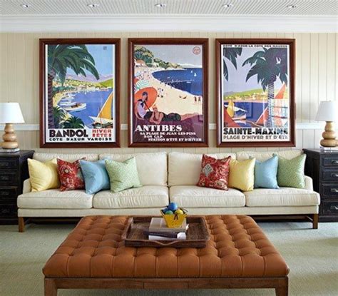 Living Room Wall Decor 10 Vintage Lifestyle Posters Inspirations