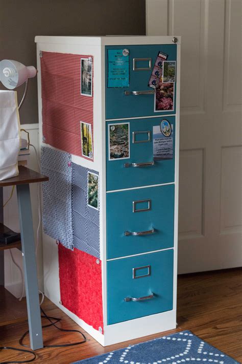 Take out all the drawers and take the measurement units take into account any overlap around the edge of the drawer. How to Paint and Makeover a Metal File Cabinet • Rose ...