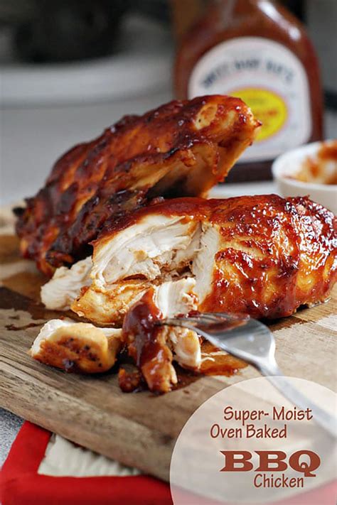 Step by step whole tandoori chicken recipe in home oven. Marinated Moist Oven Baked Barbeque Chicken ...