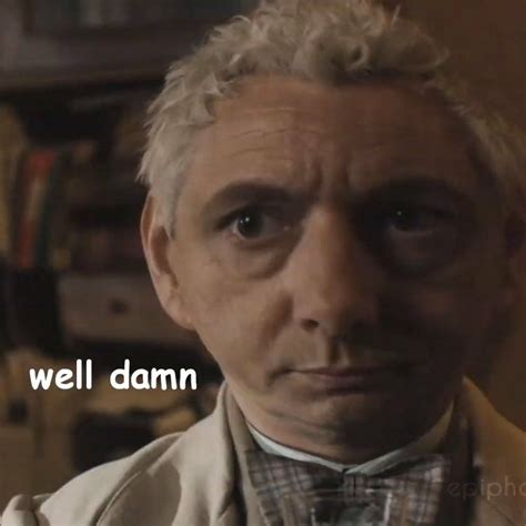 Pin By Maria On Menes Michael Sheen Reaction Pictures Good Omens Book
