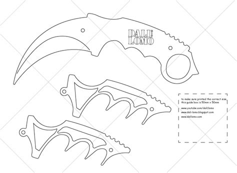 The slider might be a little difficult to move. Karambit Template | merrychristmaswishes.info