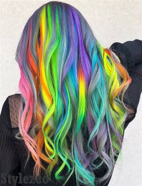 Elegant Rainbow Hair Color Ideas And Styles For 2019 Hair Color Unique