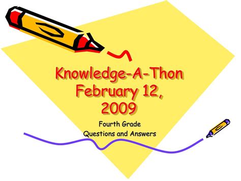 Ppt Knowledge A Thon February 12 2009 Powerpoint Presentation Free