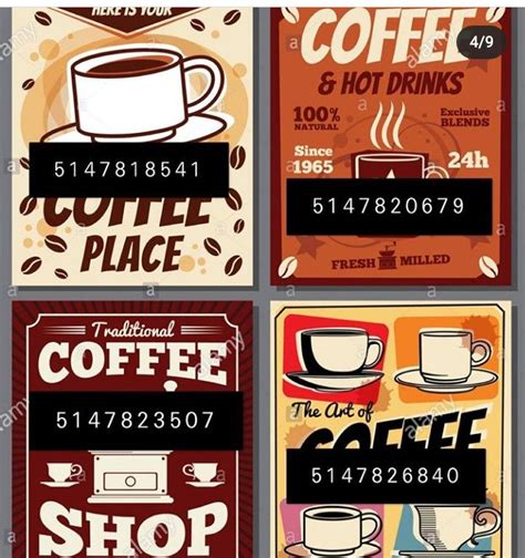 Pin By Kay Benavidez On Bloxburg Coffee Decal Bloxburg Decal Codes