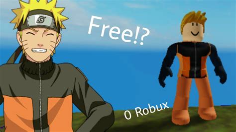How To Look Like Naruto On Roblox For Free Youtube