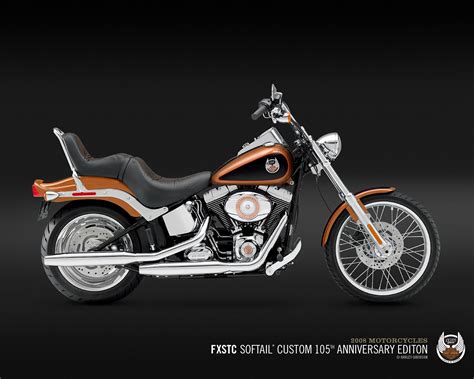 2008 Harley Davidson Fxstc Anv 105th Anniversary Softail Custom