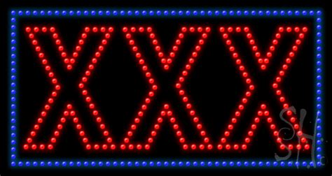 Xxx Animated Led Sign Entertainment Led Signs Everything Neon