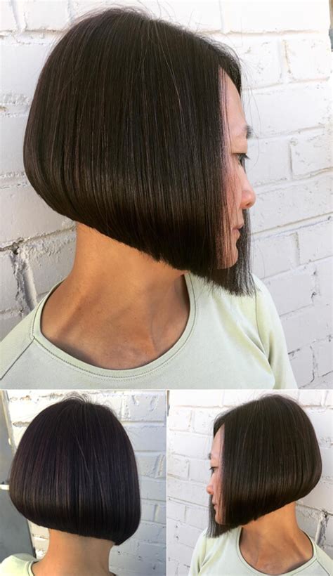 It has an extended angular shape, and a side swept fringe the waves at the back of this hairstyle make the graduated bob look very refined. 27 Fresh Bob Haircuts People Are Going Crazy Over