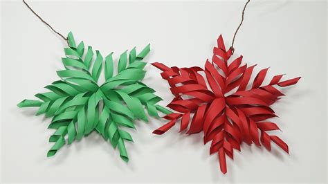 3d Snowflake Diy Tutorial How To Make 3d Paper Snowflakes For
