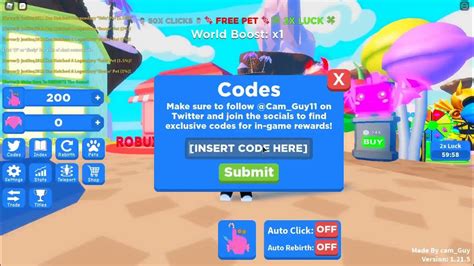 Candy Clicking Simulator Codes Youtube