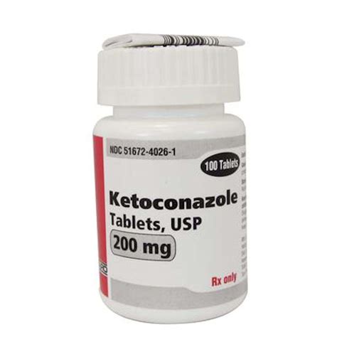 Ketoconazole Tabs 200mg 100 Dvmed Supply