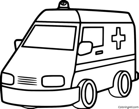 Ambulance Coloring Pages Coloringall