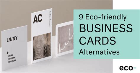If this reflects your company and taste, then this is for you! Top 10 Eco-Friendly Business Cards Alternatives in 2020 ...