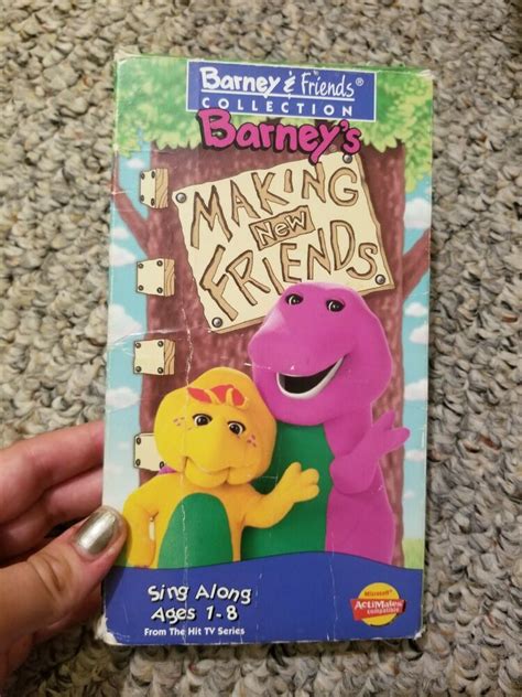 Barney Barneys Making New Friends Vhs 1995 For Sale Online Ebay