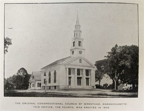 The History Of The Original Congregational Church Of Wrentham Part 1
