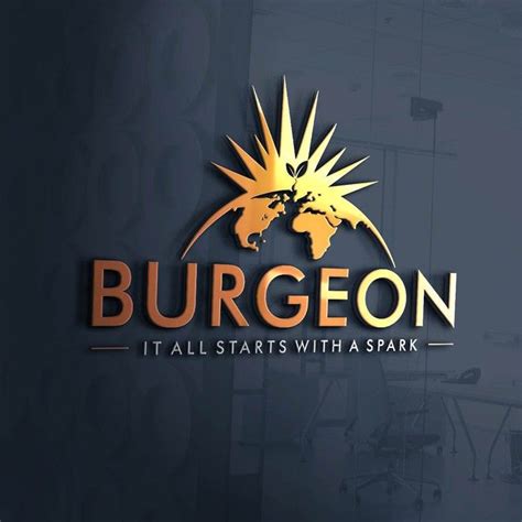 Burgeon Solutions Logo Designing By Eaar Logo Branding Identity