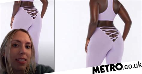 shoppers divided over leggings that show part of your bum metro news