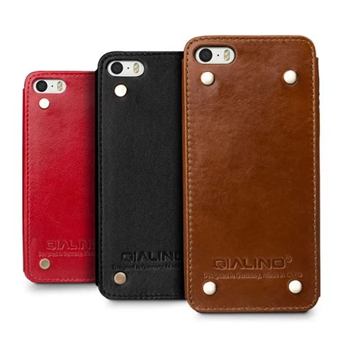 For Iphone 5and 5s Case Qialino Genuine Leather Case Stylish Slim Leather