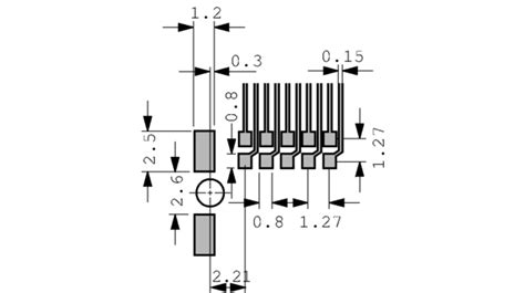 154763 Erni Smc Right Angle Male Pcb Header Smd 2 Rows 12