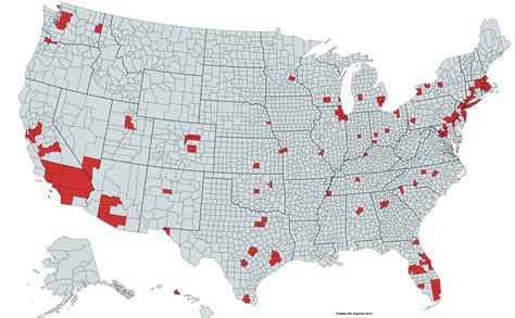 Half Of The Population Of The United States Lives In 146 Counties — And